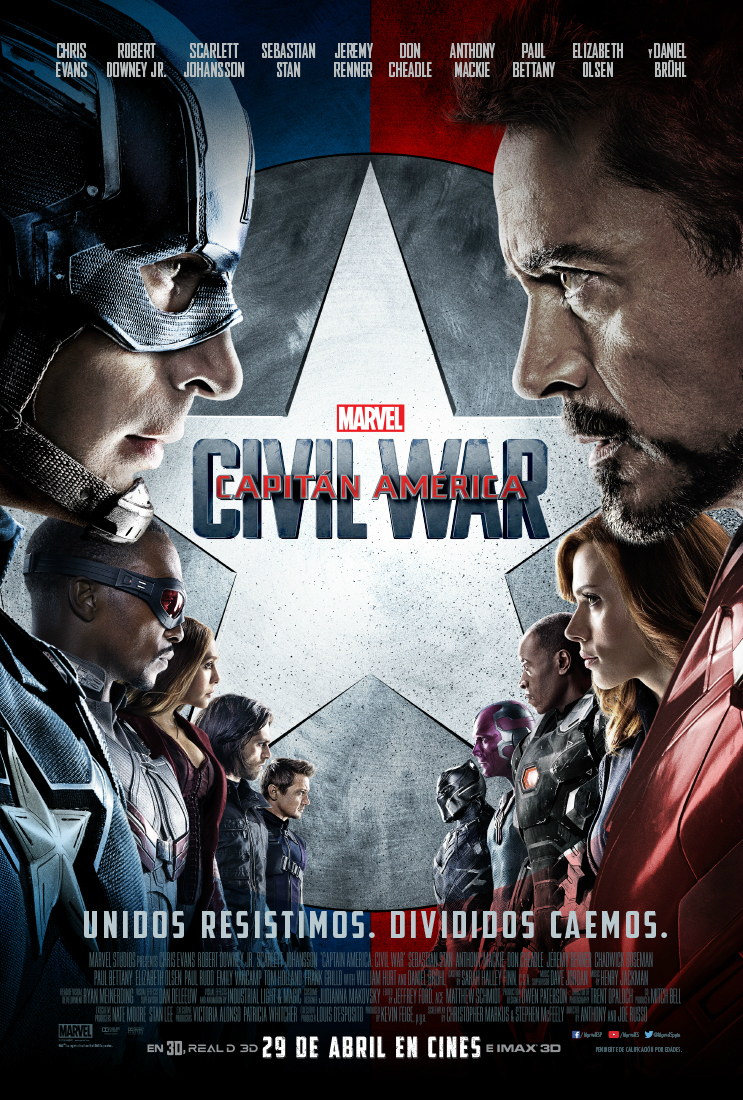 Capitán América Civil War Cartel España